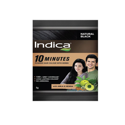 INDICA 10MINUTS BALCK HAIR COLOR (21RS*10PAK-210RS)