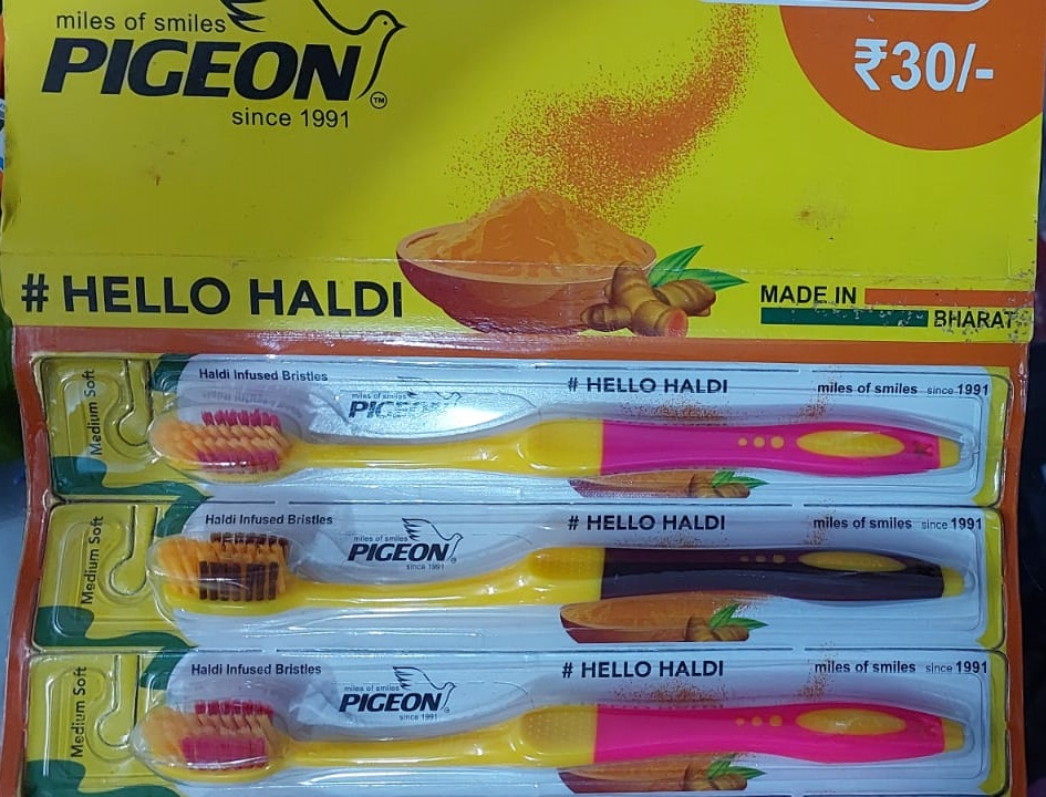 pigeon hello haldi tooth brush (30rs*3pcs)